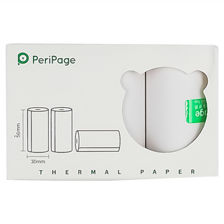 peripage 愛立熊 不可貼紀錄紙 3捲 Set 長度6.5米, 1盒