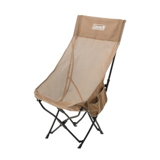 Coleman NEXT 網布高背療癒椅 椅布聚酯纖維材質 鋼骨架構, 灰咖啡, 1個