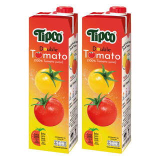 Tipco 100%雙番茄汁 2瓶 1L 純天然 補充蔬果營養