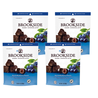 BROOKSIDE 巴西莓藍莓口味黑巧克力 酸甜果汁軟餡 7 oz, 198g, 4包