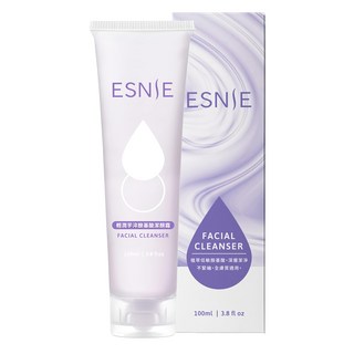 ESNIE 伊絲妮 輕潤芋萃胺基酸潔顏霜 藍鈴花, 100ml, 1入