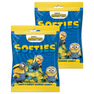 RAGOLDS 小小兵軟Q造型軟糖, 香蕉櫻桃風味, 大人小孩都愛, 175g, 2包