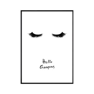 閉月羞花 黑色 1入, 40 x 30cm