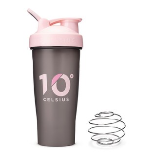 10 Degree CELSIUS 搖搖杯，213mm高，70mm直徑, 粉黑色, 600ml, 1個