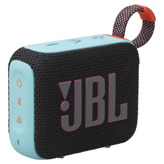 JBL 可攜式防水藍牙喇叭 GO 4, 持續播放7小時, 防水防塵設計, 支援多台喇叭連接, 黑橘
