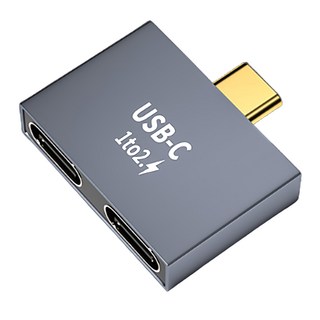 UniSync MacBook Pro/Air單Type-C轉雙Type-C高速10GB轉接器, 1個, 單一商品