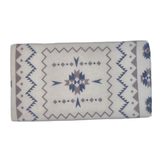 KOKUBO 小久保 廚房紗布巾, 100%棉, 雙面抹布, 民族風圖案, 大尺寸, 34 x 34cm, 1條