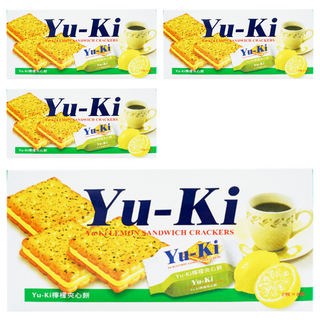 Yu-Ki 檸檬夾心餅, 150g, 4盒