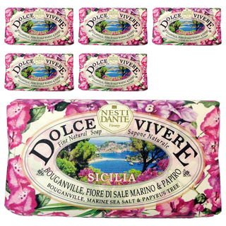 NESTI DANTE 義大利手工皂 西西里島 250g 溫和潔淨 肌膚保濕, 6個