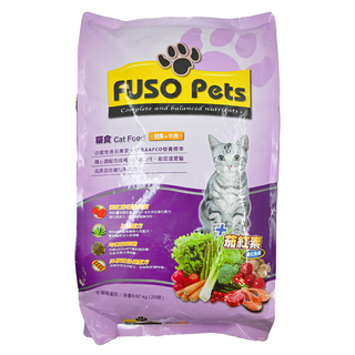 FUSO Pets 福壽 貓食, 鮭魚 + 牛肉, 9.07kg, 1袋