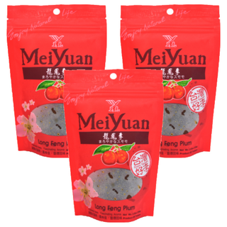美元蜜餞 龍鳯李, 台灣好滋味, 100g, 3包