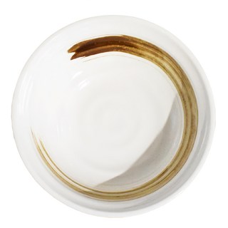 白樺棕刷毛7缽-日本製 陶瓷碗 (寬:19.5cm, 高:7cm, 容量:840mL), 1個