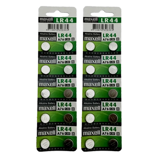 maxell 鹼性電池 LR44 A76 1.5V 10顆, 2組