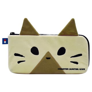 HORI NS 周邊 魔物獵人收納包 Monster Hunter Rise, AD12-001, 艾路貓, 1個