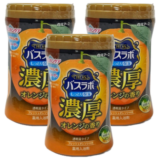 Hakugen Earth 白元 濃厚型 香氛保濕入浴劑 橙香, 600g, 3瓶