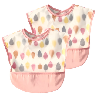 bellemaison 寶寶圍兜, 橙樹葉, 2件, 1組