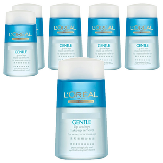 L'OREAL PARiS 巴黎萊雅 台灣公司貨 溫和眼唇卸妝液, 125ml, 6瓶, 6件
