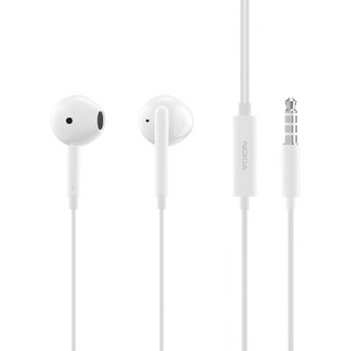 NOKIA 耳塞式耳機 線長125cm 12g, E2101A, 白色