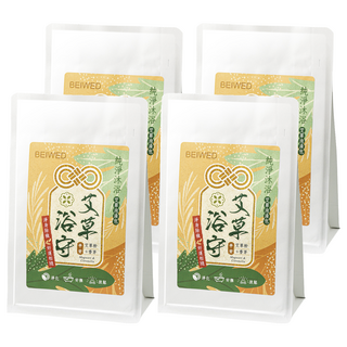 BEIWED 貝薇美學 浴守 泡澡包 艾草香茅，粉末質地，快速釋放草本精華，淨身除穢好運相隨, 56g, 4袋