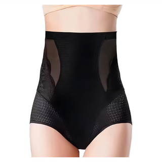 A-ZEAL 高腰收腹塑身褲, M, 黑色