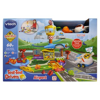 Vtech Baby 嘟嘟車系列 機場航站軌道組，適合年齡 1-5歲, 1盒, Multicolor, 包裝:45 x 11.5 x 30cm