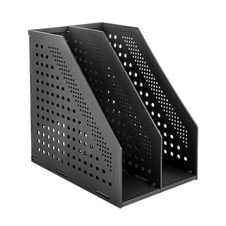 得力 開放式兩段折疊雜誌箱 78999 加厚PP材質 一秒拉伸 安裝便捷 結構穩固 耐用不易變形, 深灰色, 1個