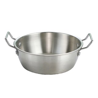 韓式不鏽鋼泡麵碗 中號, 1個, 銀色