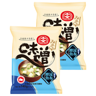 十全 鰹昆布味噌, 140g, 添加高品質鰹魚粉及昆布, 2包