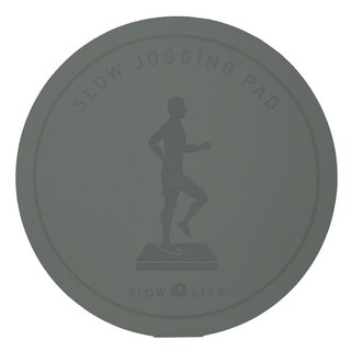 SLOW LIFE 圓形超慢跑墊 厚款 P24713 60 x 60 x 1.9cm 綠色 居家運動減震護關節, 1片