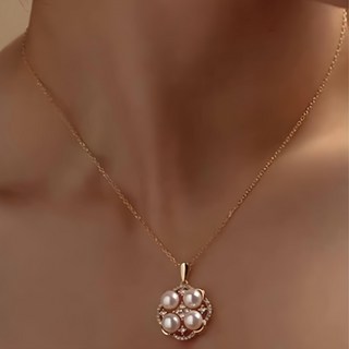 Sayaka 紗彌佳 可疊戴設計日本輕奢柔美水晶珍珠項鍊