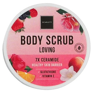 SCARLETT Whitening 美體磨砂膏 戀愛, 7X Ceramide 健康皮膚屏障, 250ml, 1罐