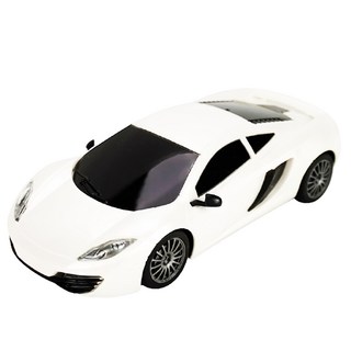 超跑系列 1:24無線遙控車經典車 含彩盒 ST553 遙控車18 x 8.5 x 5cm + 遙控器29 x 11.5 x 3cm, 白色, 1組