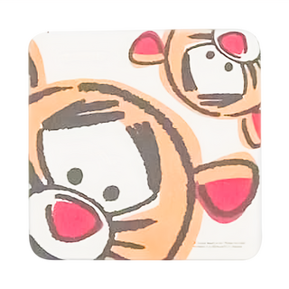 收納王妃 Tsum硬式珪藻土杯墊 方 2個, 跳跳虎, 1組