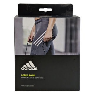 adidas 愛迪達 輕量競速跳繩 ADRP-12234 220g, 黑色, 1盒
