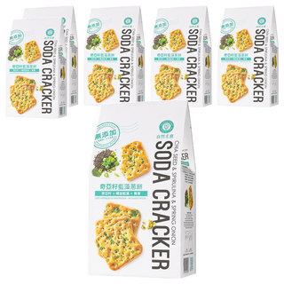 自然主意奇亞籽藍藻蔥餅, 180g, 6袋