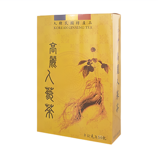 昊之蔘 瀚軒 精選韓國高麗人蔘茶，養生保健四季皆宜, 3g, 50包, 1盒