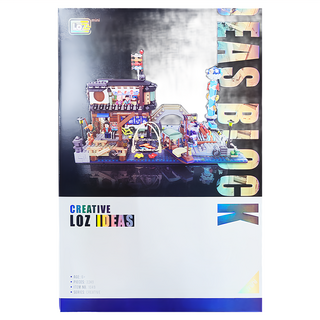 LoZ 積木玩具 1049 3歲以上, 日本魚市場, 1盒