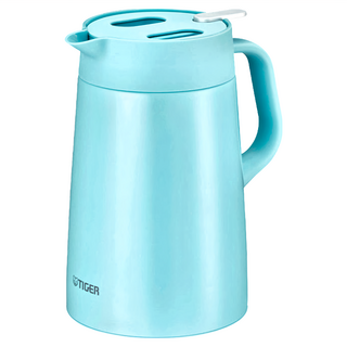 TIGER 虎牌 北歐風桌上型不鏽鋼真空保溫壺 PWO-A160 AC 水藍色 1.6L, 家用, 1個