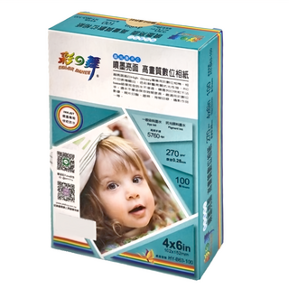 彩之舞 RC噴墨亮面高畫質數位相紙 100張, 152 x 102mm