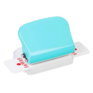 KW-triO 堡勝企業 迷你活頁本打孔機 獨立鑄造金屬刀頭, 薄荷綠, 6孔, 1個