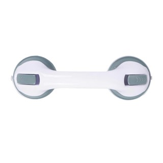 wellane 吸盤式浴室安全扶手 白色 + 灰色, 1個