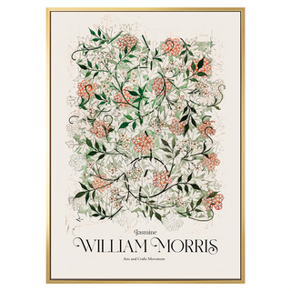 BOLUO GALLERY 菠蘿選畫所 William Morris Jasmine 掛畫 BFSP4614G, 金色