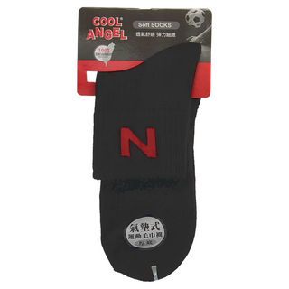 Cool Angel 天使之翼 1/2毛巾底氣墊襪 彈力細緻 透氣舒適