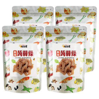 元氣家 高纖麻辣蒟蒻條，低卡飽腹，肉質美味, 200g, 4包