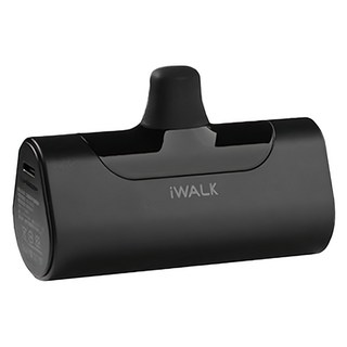 Iwalk Battery 四代行動電源 4500mAh Lightning/Type-C, DBL4500L, 鋼琴黑