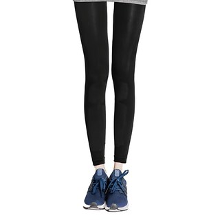 GIAT 吉亞特 視覺-3KG微整感機能塑型內搭九分褲 81111 118g, XL, 經典黑