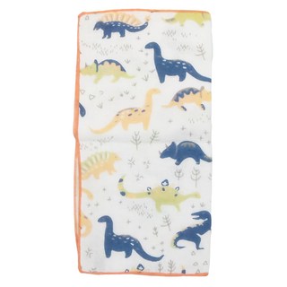 HARTWELL 今治雙面紗巾手帕 100%純棉 日本製, 25 x 25cm, 恐龍