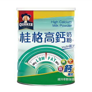 QUAKER 桂格 高鈣奶粉Inulin配方, 1.5kg, 1罐