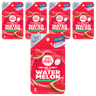 Minmin 薄荷錠 經典西瓜口味, 14g, 5包