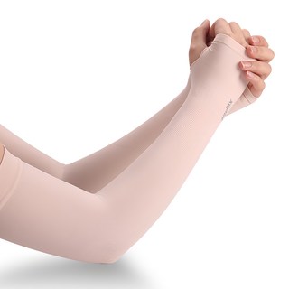 防曬冰絲袖套, 膚色, 3雙